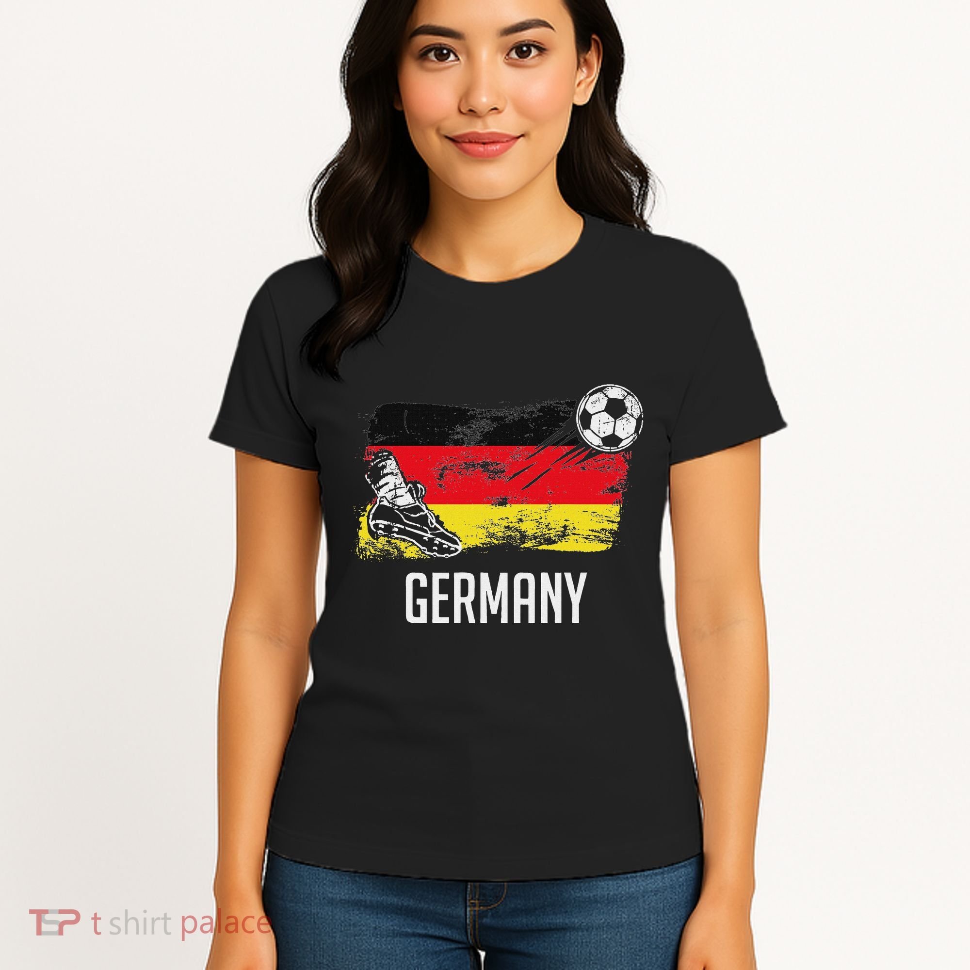 Germany Flag Jersey German Soccer Team German Women's T-Shirt