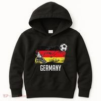 Germany Flag Jersey German Soccer Team German Kids Hoodie thumb 0