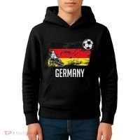 Germany Flag Jersey German Soccer Team German Kids Hoodie thumb 4
