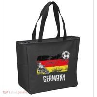 Germany Flag Jersey German Soccer Team German Tote Bag thumb 2