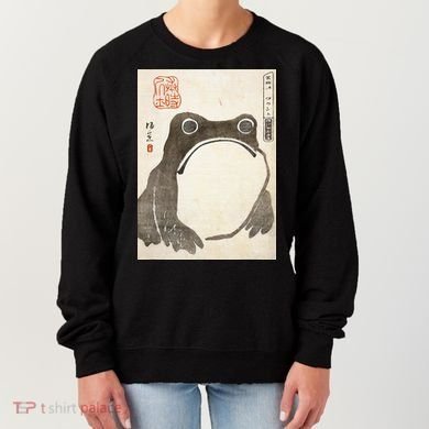 Grumpy Frog Japanese Women's Sweatshirt