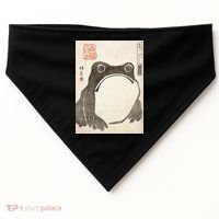 Grumpy Frog Japanese USA-Made Doggie Bandana thumb 0