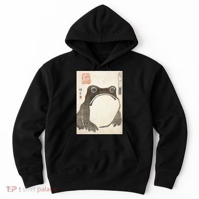 Grumpy Frog Japanese Hoodie
