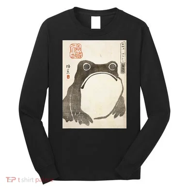 Grumpy Frog Japanese Long Sleeve Shirt