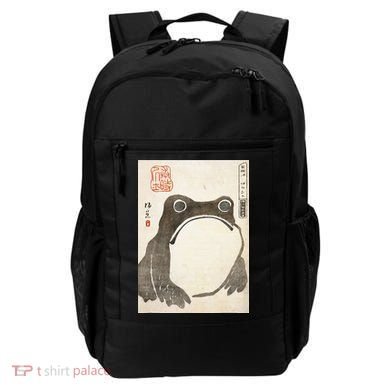 Grumpy Frog Japanese Backpack