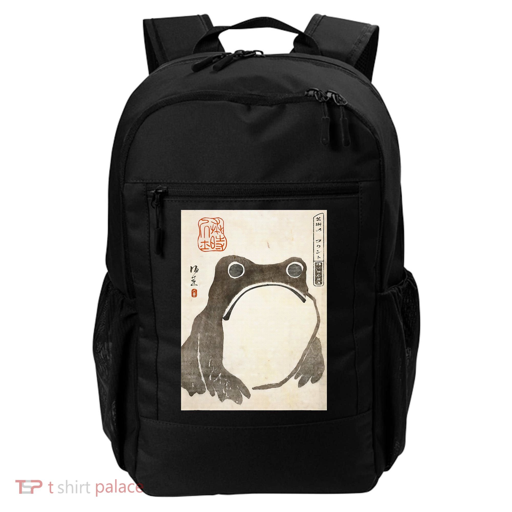 Grumpy Frog Japanese Backpack