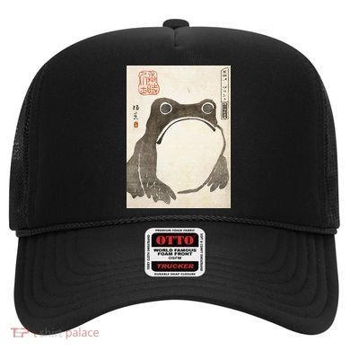 Grumpy Frog Japanese Hat
