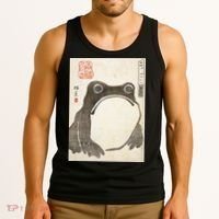 Grumpy Frog Japanese Tank Top thumb 3