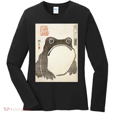 Grumpy Frog Japanese Women's Long Sleeve Shirt