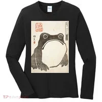 Grumpy Frog Japanese Women's Long Sleeve Shirt thumb 0