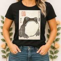 Grumpy Frog Japanese Women's T-Shirt thumb 2