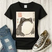 Grumpy Frog Japanese Women's T-Shirt thumb 3