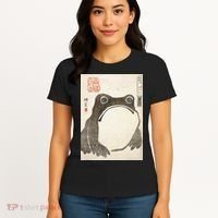 Grumpy Frog Japanese Women's T-Shirt thumb 4