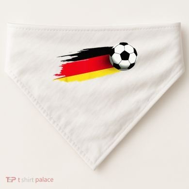 Germany Flag Jersey German Soccer Team German USA-Made Doggie Bandana