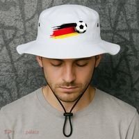 Germany Flag Jersey German Soccer Team German Bucket Hat thumb 2