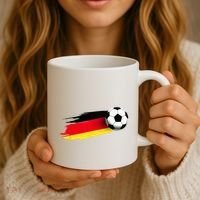 Germany Flag Jersey German Soccer Team German Coffee Mug thumb 3