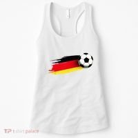 Germany Flag Jersey German Soccer Team German Women's Tank Top thumb 0