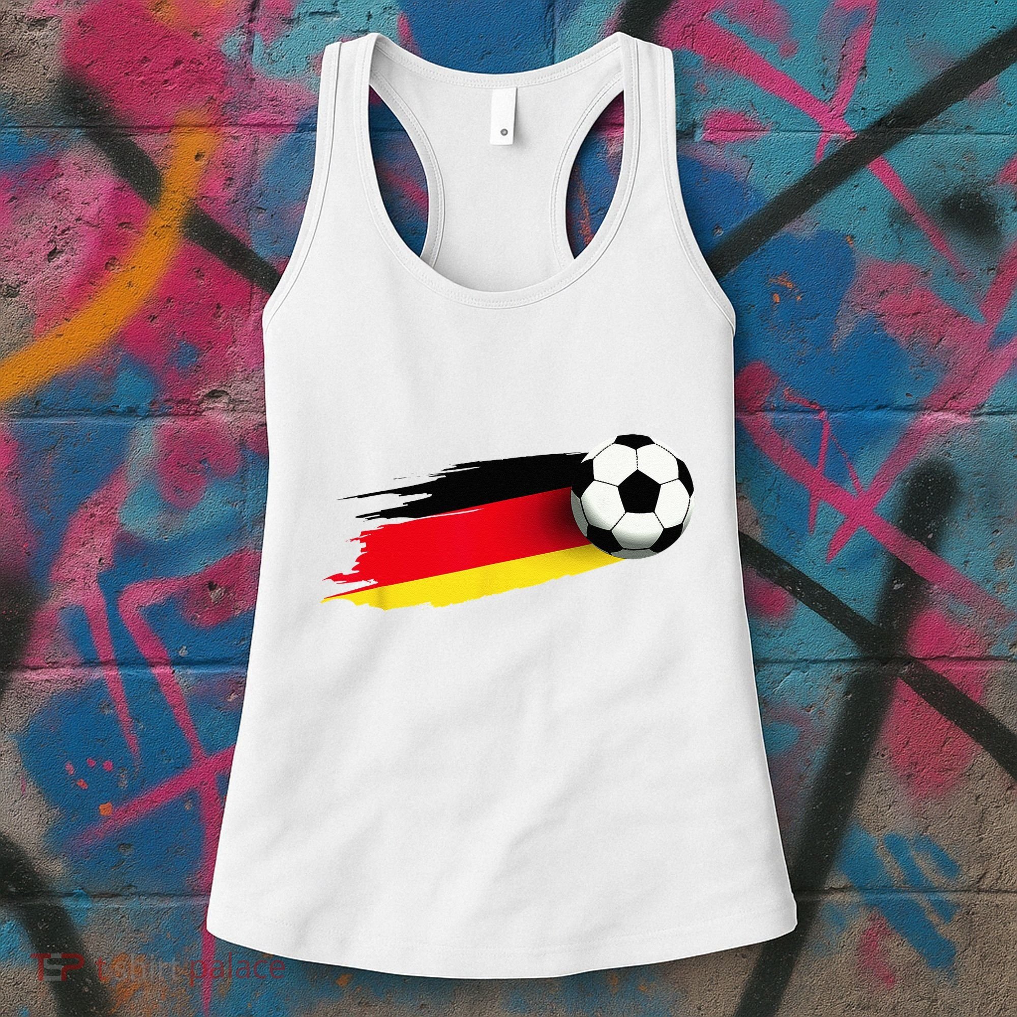 Germany Flag Jersey German Soccer Team German Women's Tank Top