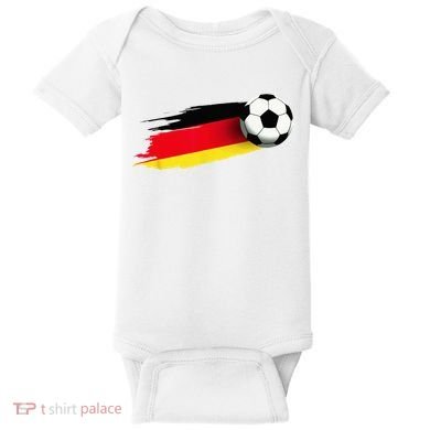 Germany Flag Jersey German Soccer Team German Baby Bodysuit