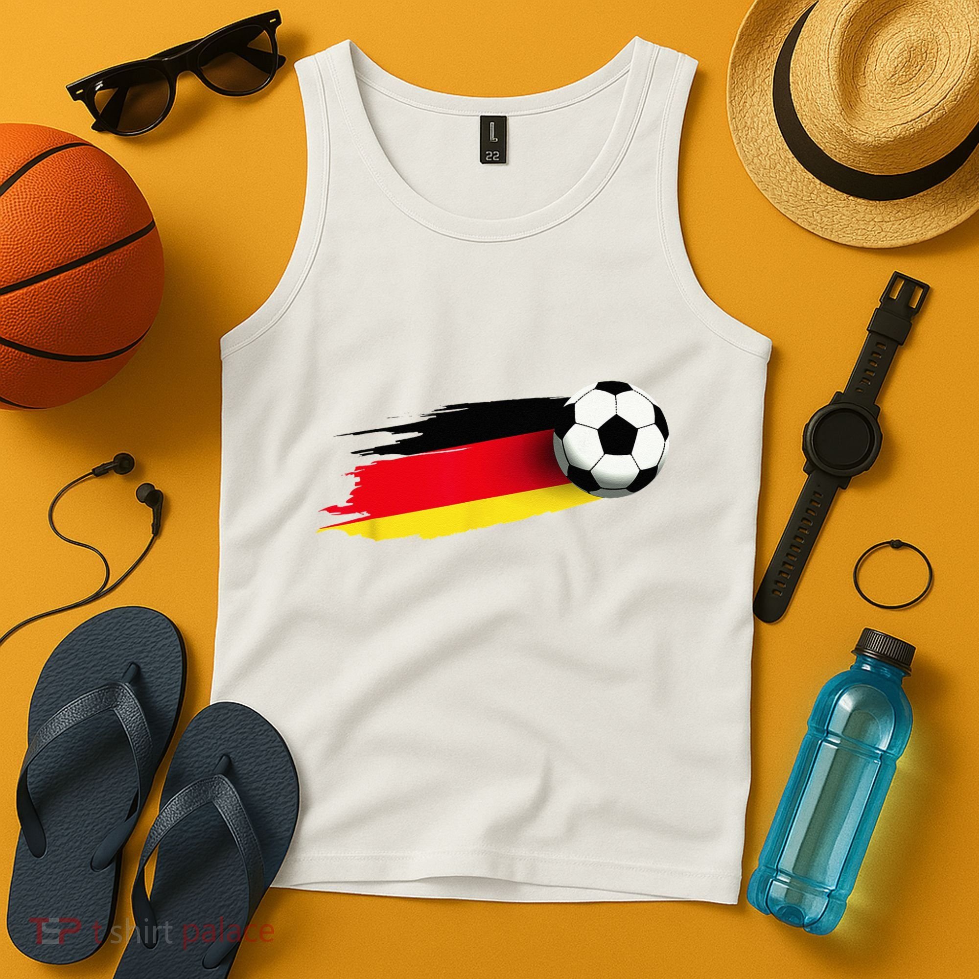 Germany Flag Jersey German Soccer Team German Tank Top