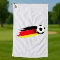 Germany Flag Jersey German Soccer Team German Golf Towel thumb 1