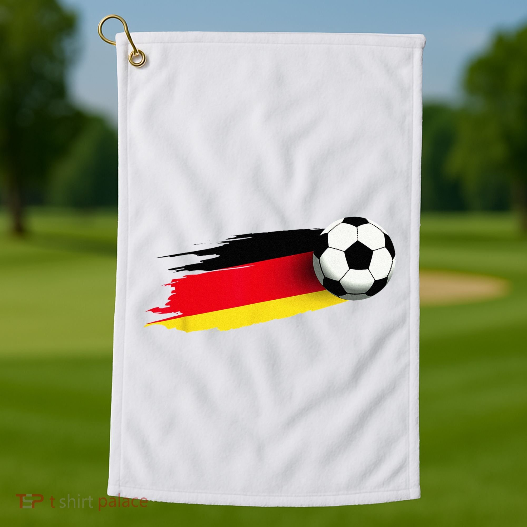 Germany Flag Jersey German Soccer Team German Golf Towel
