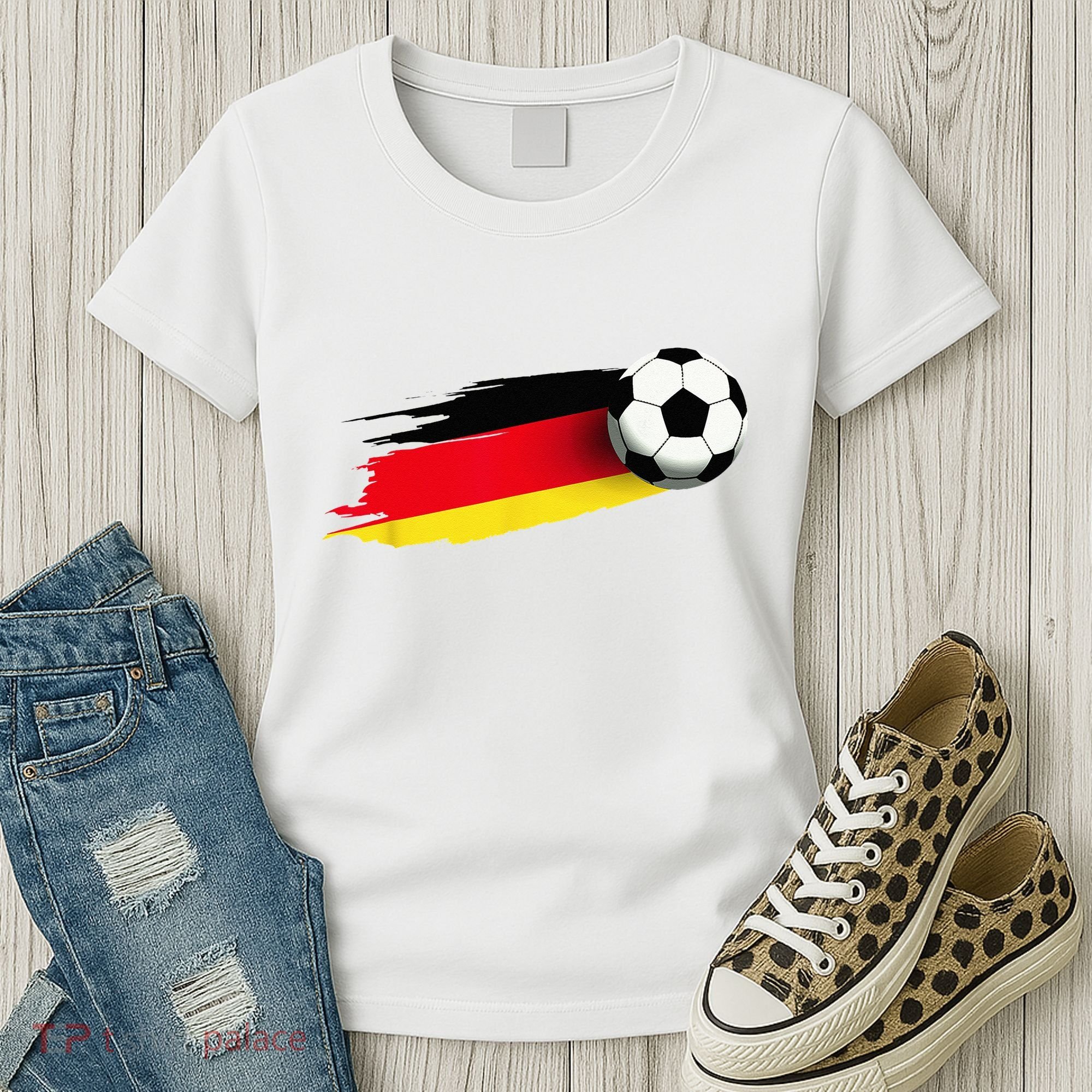 Germany Flag Jersey German Soccer Team German Women's T-Shirt