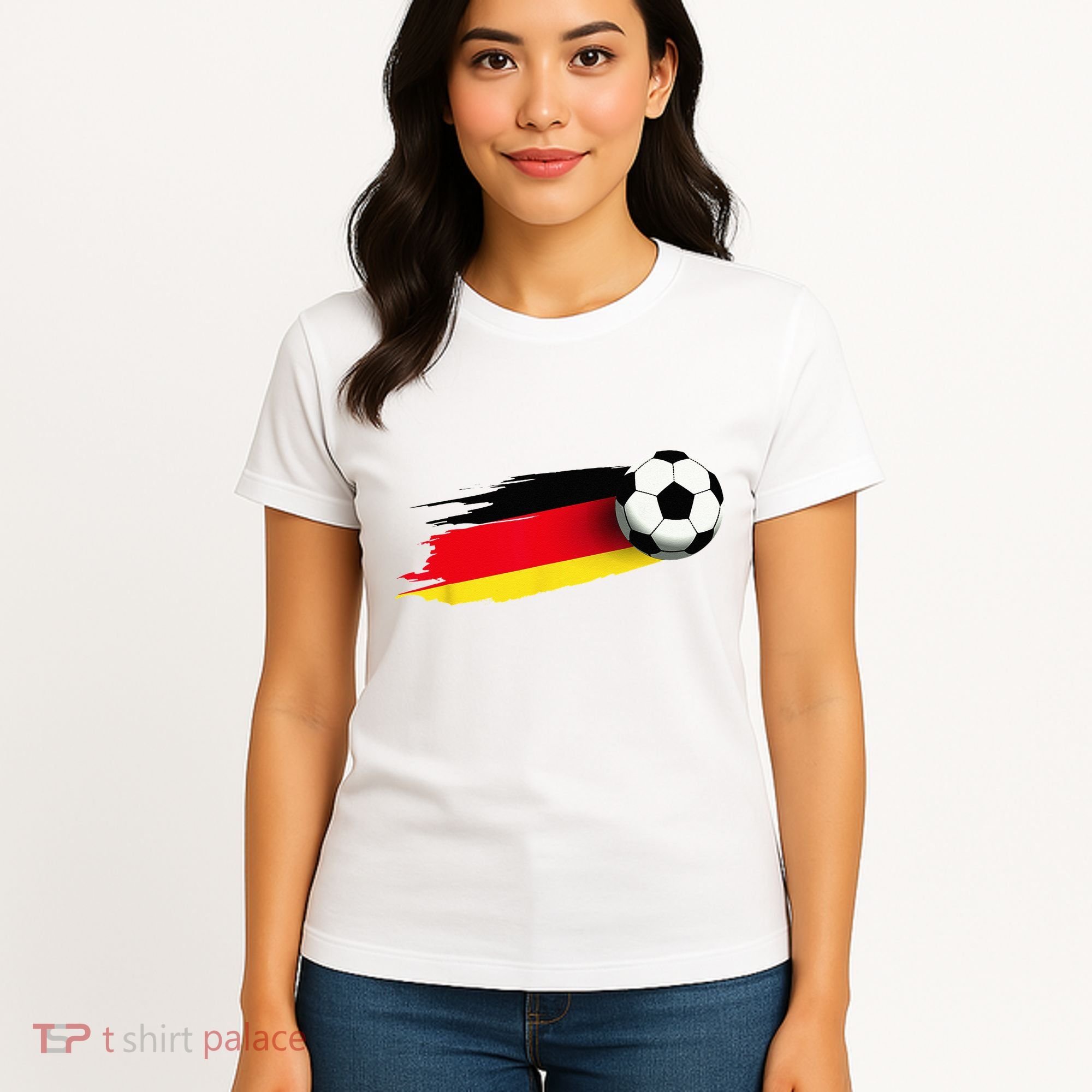 Germany Flag Jersey German Soccer Team German Women's T-Shirt
