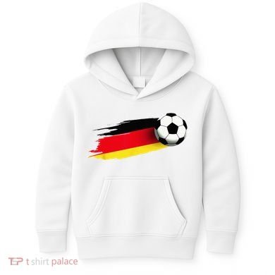 Germany Flag Jersey German Soccer Team German Kids Hoodie