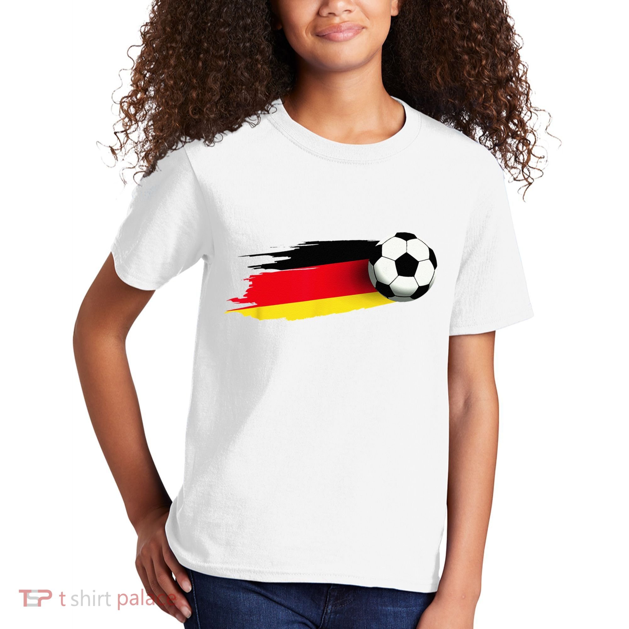 Germany Flag Jersey German Soccer Team German Kids T-Shirt