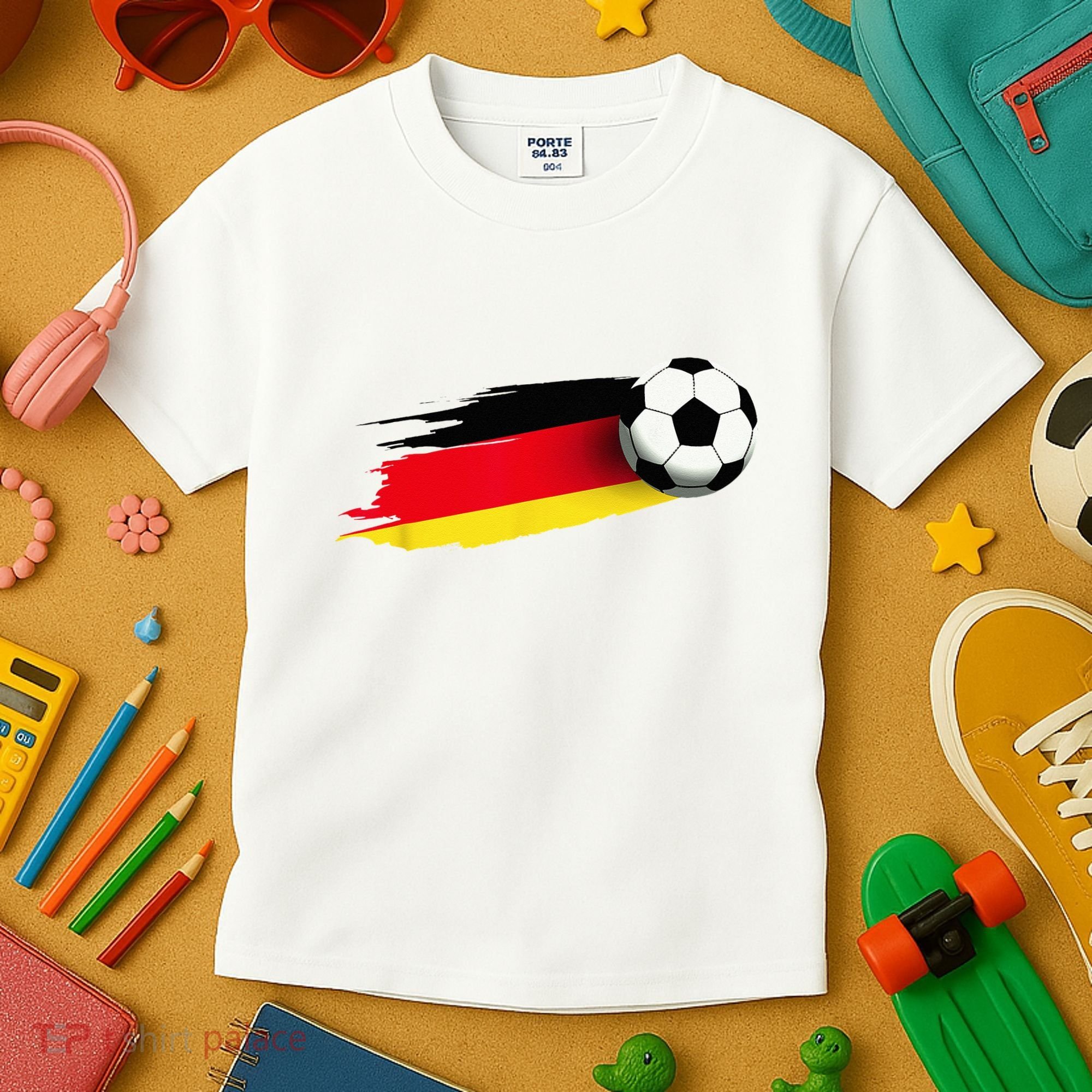 Germany Flag Jersey German Soccer Team German Kids T-Shirt