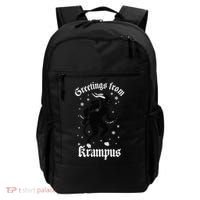 Greetings From Krampus Gruss Vom Krampus Christmas Horror Backpack thumb 0