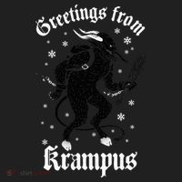 Greetings From Krampus Gruss Vom Krampus Christmas Horror Beanie thumb 2