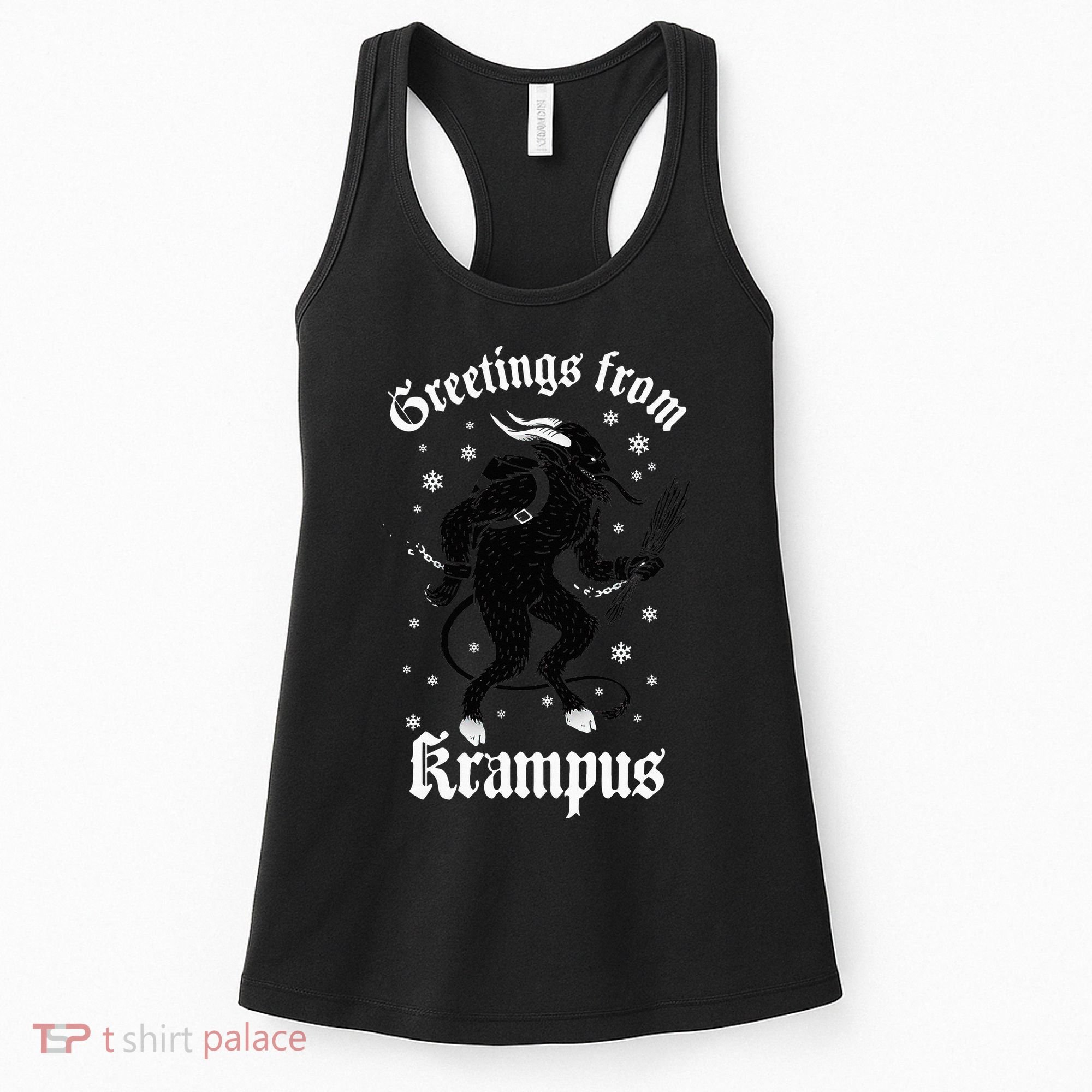 Greetings From Krampus Gruss Vom Krampus Christmas Horror Women's Tank Top