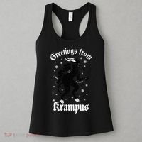 Greetings From Krampus Gruss Vom Krampus Christmas Horror Women's Tank Top thumb 3