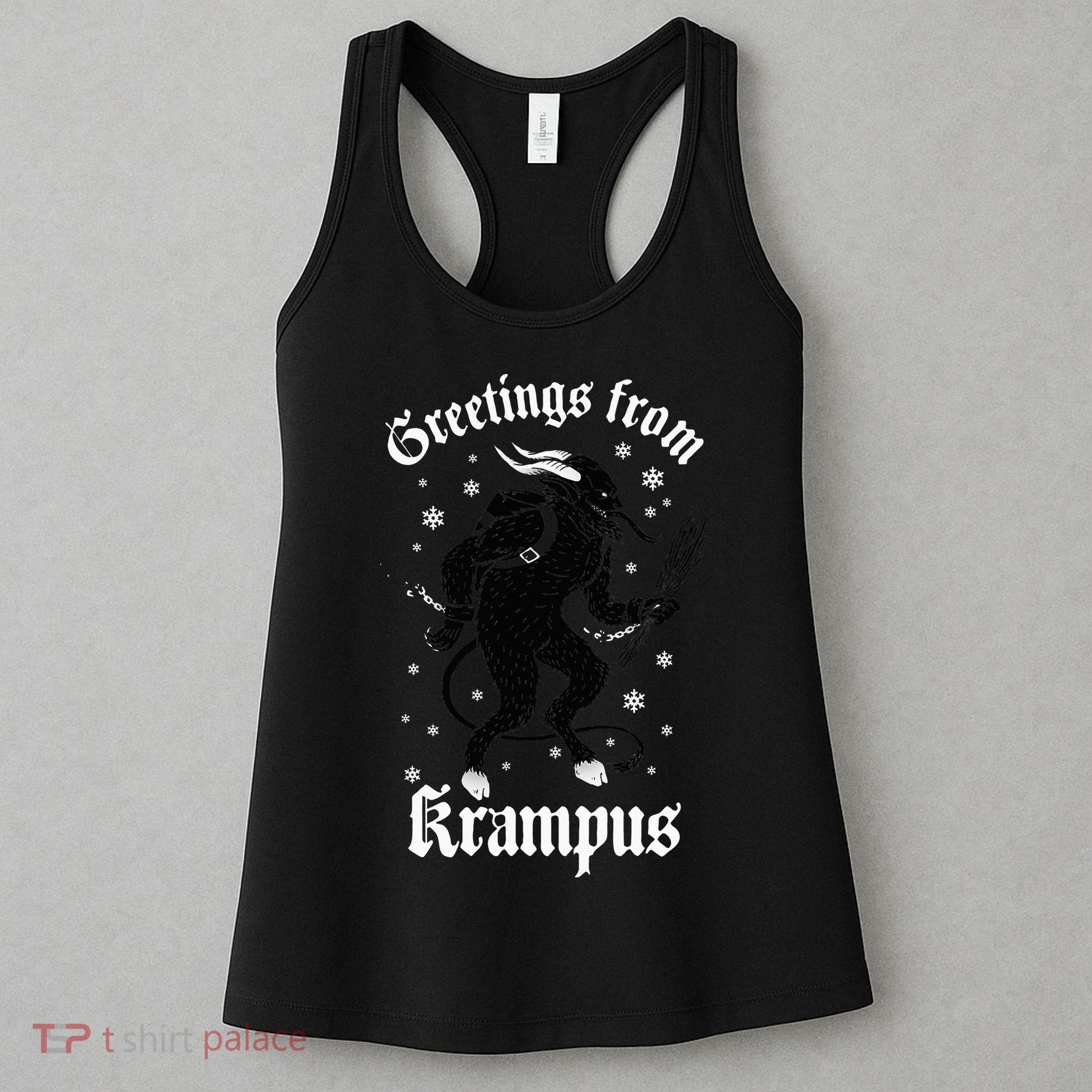 Greetings From Krampus Gruss Vom Krampus Christmas Horror Women's Tank Top