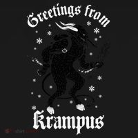 Greetings From Krampus Gruss Vom Krampus Christmas Horror Women's Tank Top thumb 5