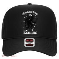 Greetings From Krampus Gruss Vom Krampus Christmas Horror Hat thumb 0