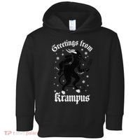 Greetings From Krampus Gruss Vom Krampus Christmas Horror Toddler Hoodie thumb 0