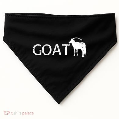 Goat Funny Logo USA-Made Doggie Bandana