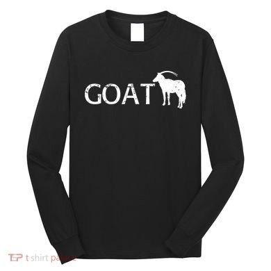 Goat Funny Logo Long Sleeve Shirt