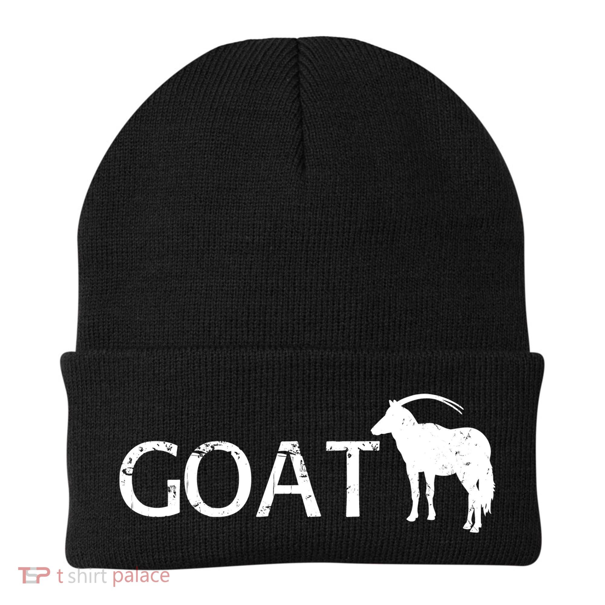 Goat Funny Logo Beanie