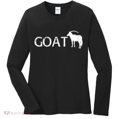 Goat Funny Logo Women's Long Sleeve Shirt