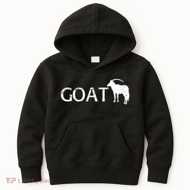 Goat Funny Logo Kids Hoodie
