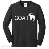 Goat Funny Logo Kids Long Sleeve Shirt thumb 0
