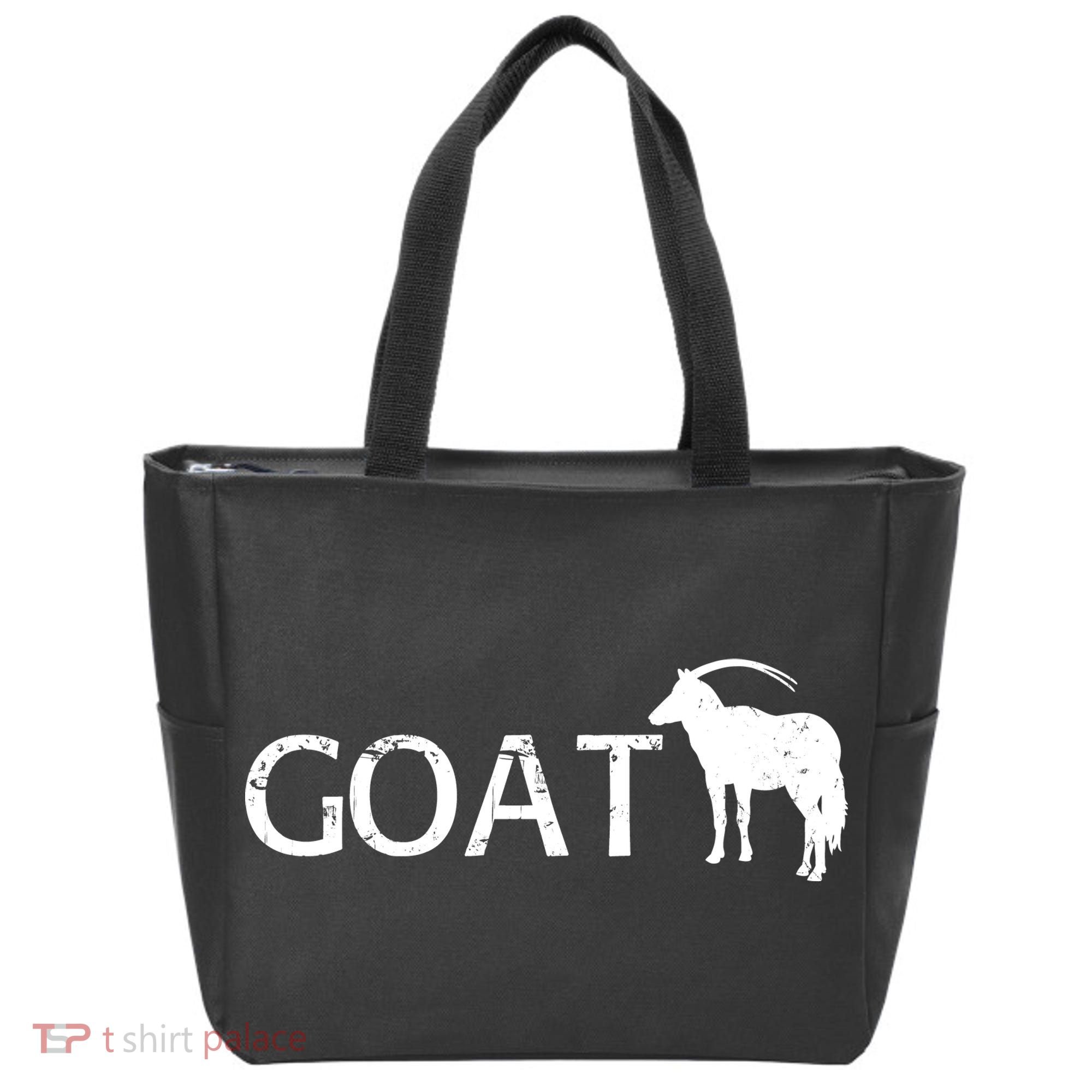 Goat Funny Logo Tote Bag