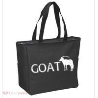 Goat Funny Logo Tote Bag thumb 2