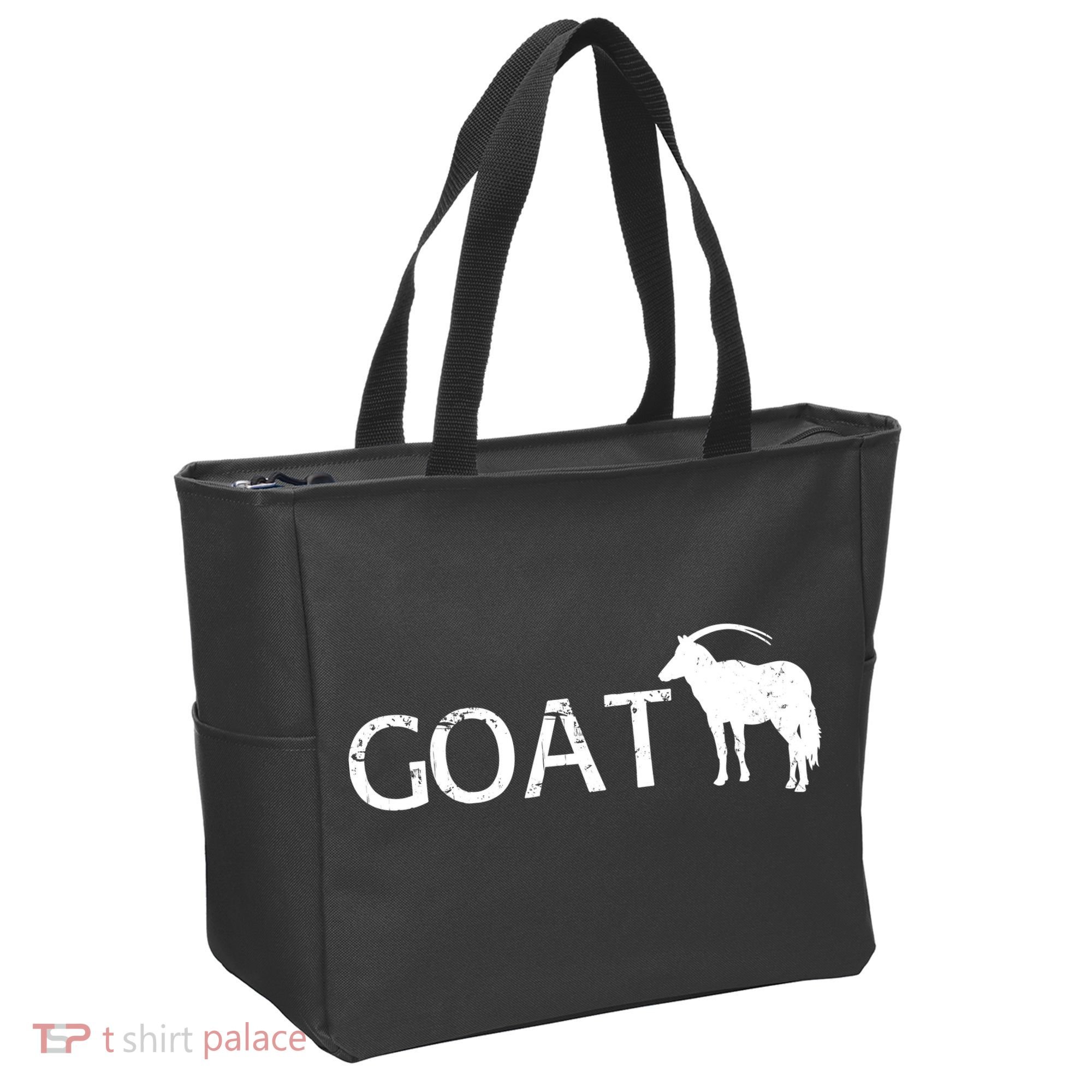 Goat Funny Logo Tote Bag