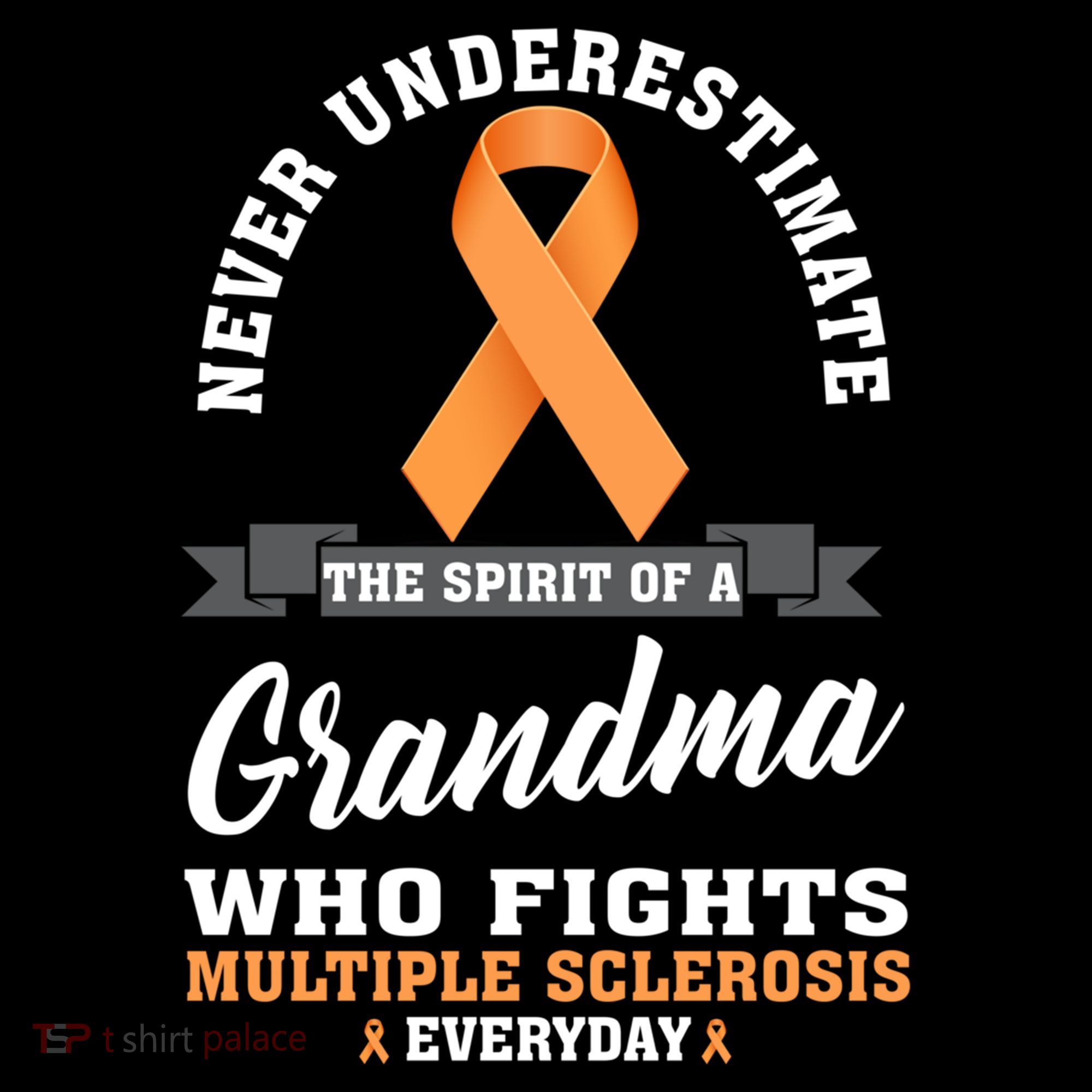 Grandma Fights Multiple Sclerosis Ms Warrior Gift Bucket Hat