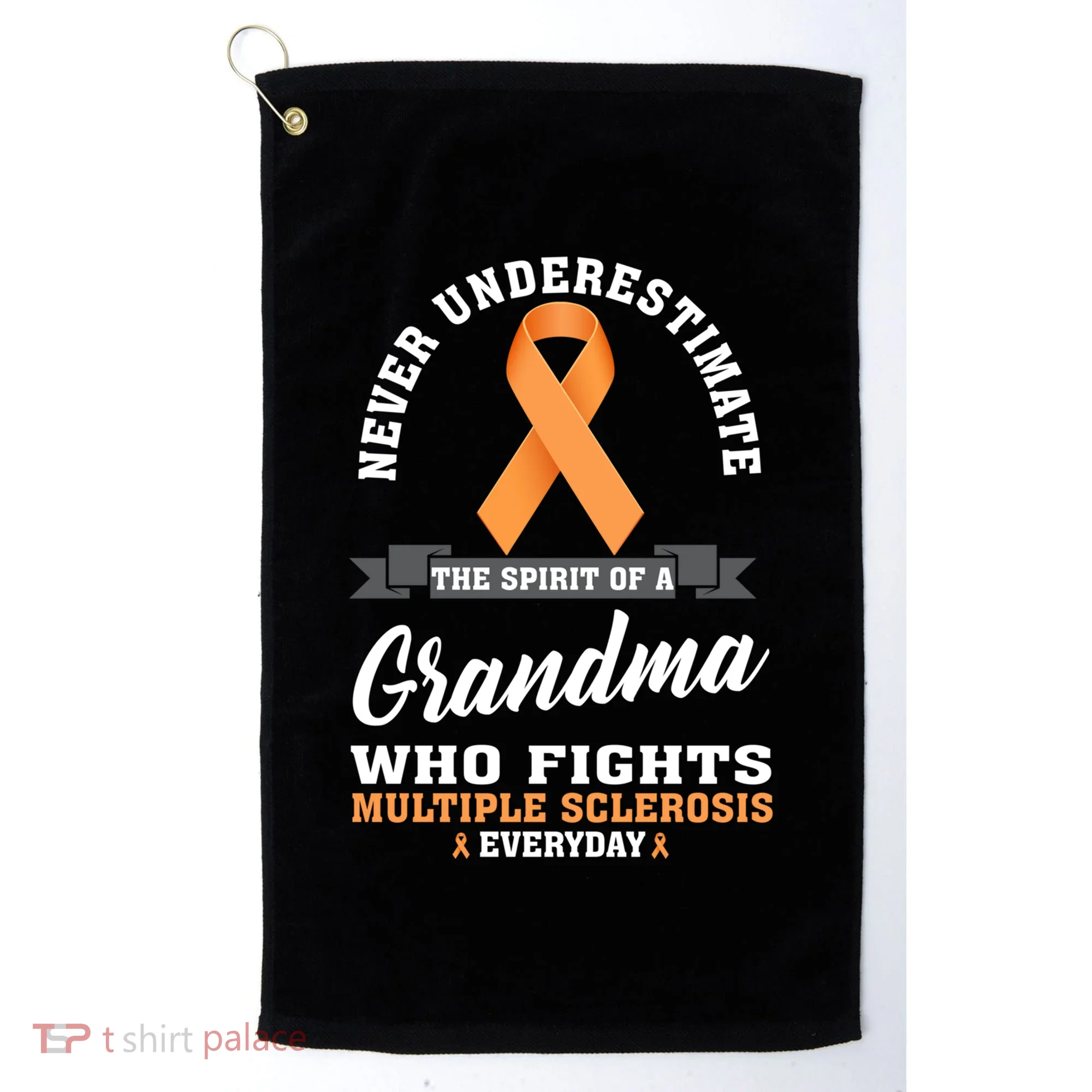 Grandma Fights Multiple Sclerosis Ms Warrior Gift Golf Towel
